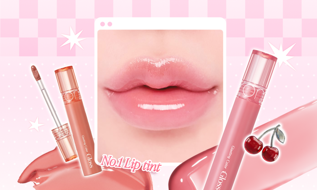 content banner with glasting color gloss image