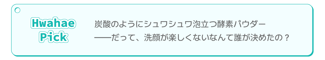 Hwahaeピック製品に関する説明