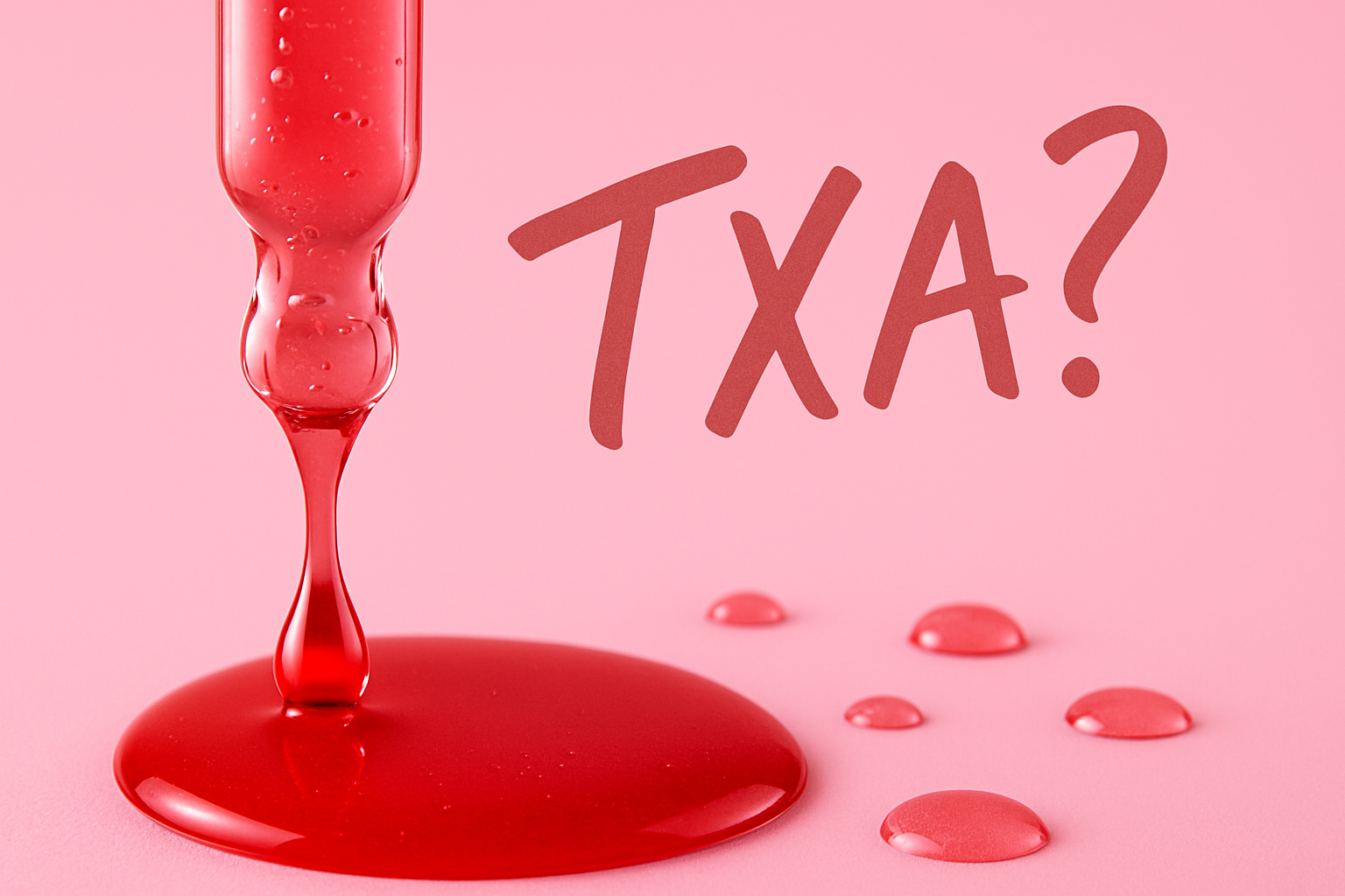 image of a TXA serum drop