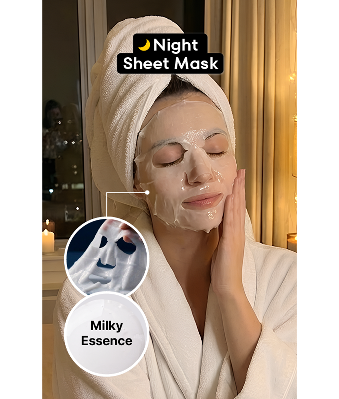 nighttime sheet mask. sheetmasking. barrier repair sheetmask. daily sheetmask. korean sheetmask.