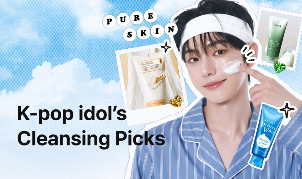k-pop idol's cleansing picks banner image