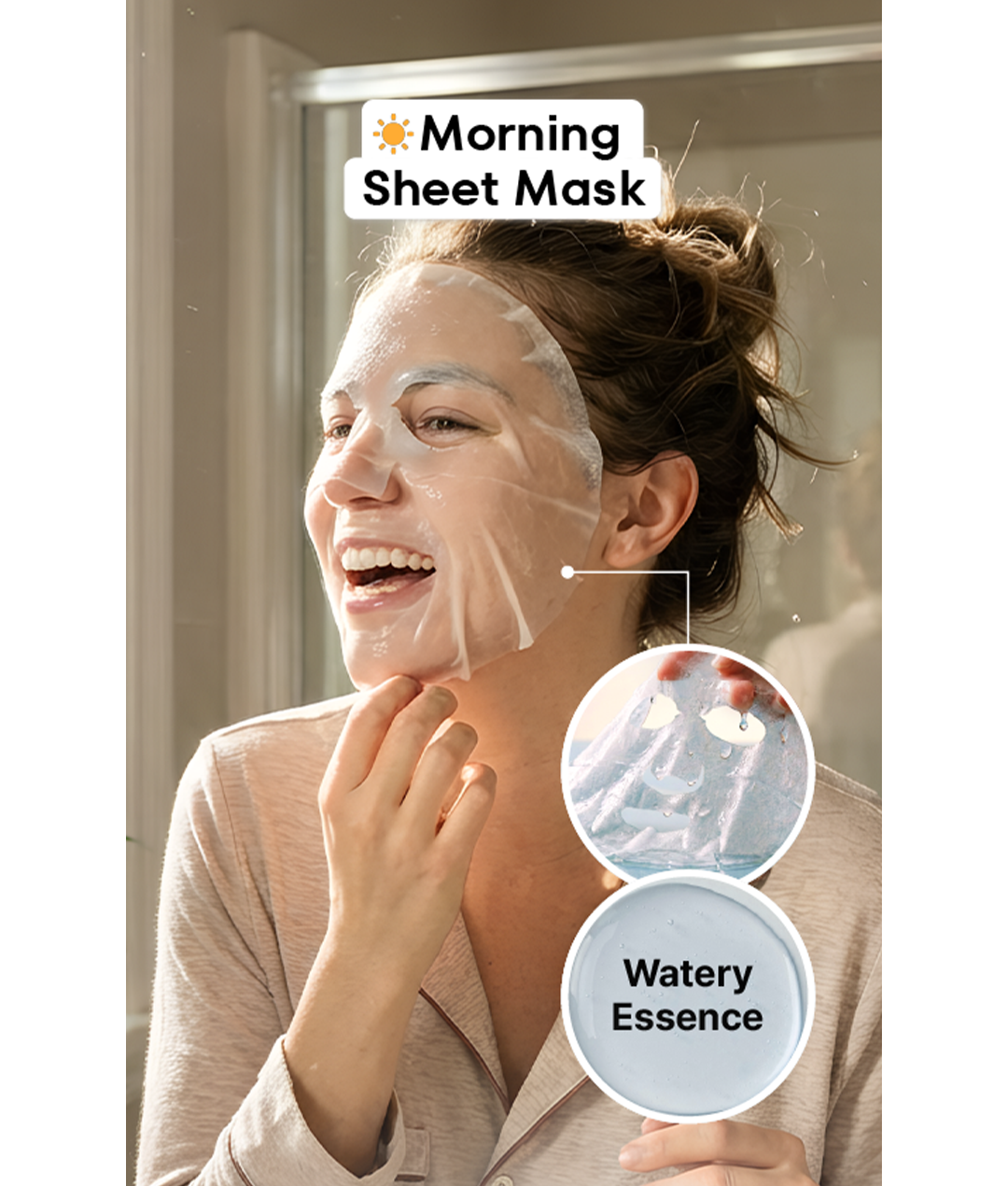 morning sheet mask. sheetmasking. daily sheetmask. korean sheetmask.