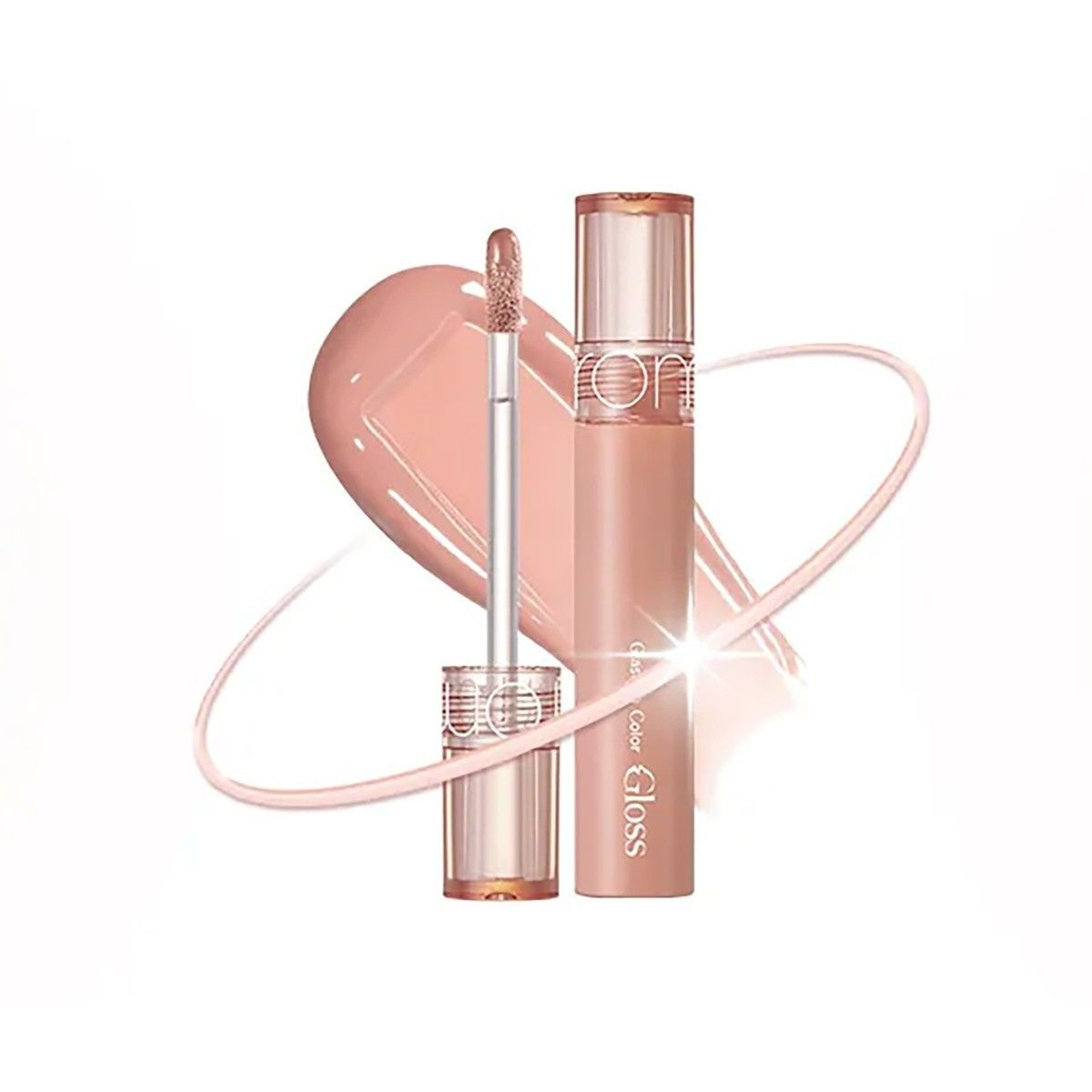 rom&nd Glasting Color Gloss cream shell in a glossy applicator.