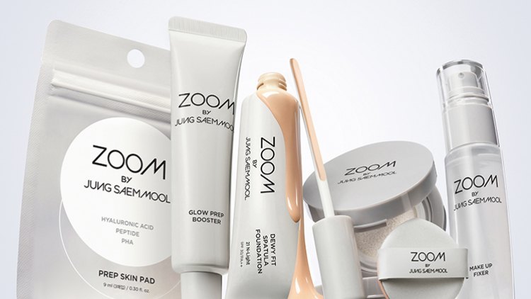 zoom by ジョンセンムルのスキンプレップ、クッション、スパチュラファンデーション、メイクアップフィクサーを含む全ラインアップ製品イメージ