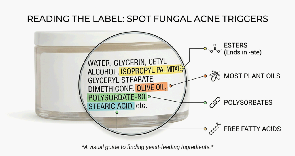 fungal acne safe korean skincare