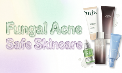 fungal acne safe korean skincare