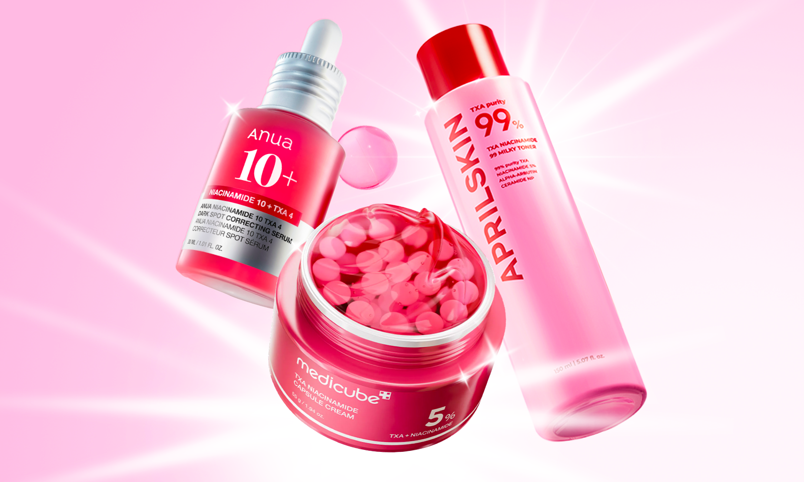 banner image of txa products