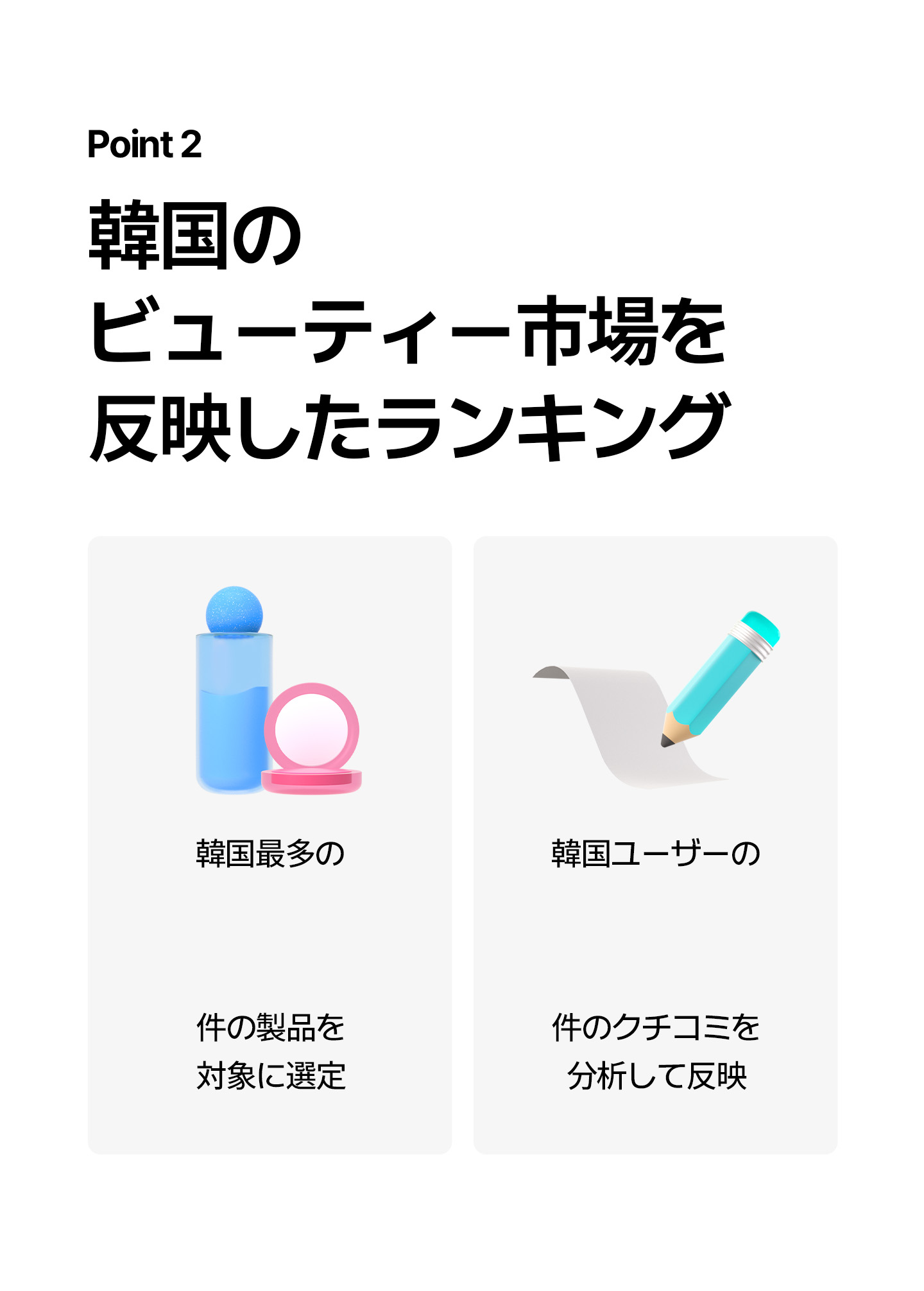 2. ユーザーはレビューを通じて信頼を得て、製品を購入し、その後も繰り返しファへを利用する流れを示した図です。レビューが購入判断において重要な役割を果たすことを強調しています。